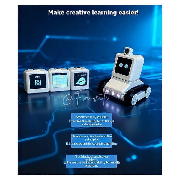 【03】Esp-Sparkbot Skrivebordsrobot med Esp32 Elektroniske Flere Funktioner Minikæledyrsrobotter Sødt Tilbehør med Kamera size