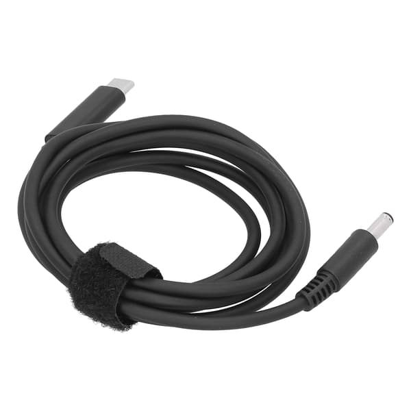 Laddningskabel Typ-C till DC4.5x3.0MM Hankontakt Strömadapterkabel Passar för Dell Laptop