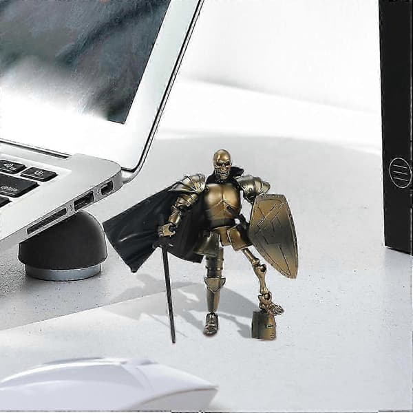 Skeletfigurlegetøj, Multiartikuleret Cool Design Bevægeligt Legetøj, Kranie Actionfigur