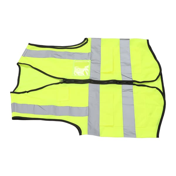 Reflekterande säkerhetsväst Hög synlighet Polyester Arbetskläder med ficka för arbetare Ingenjör XL