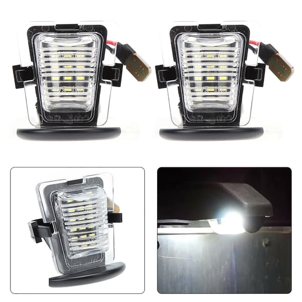 LED Nummerpladelygte til Jeep Wrangler JK 2007-2018 (Par)