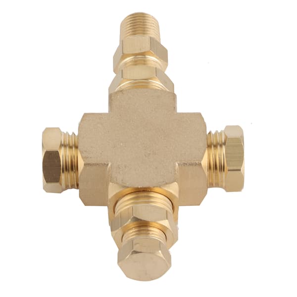 Sensor Adapter Fordeler Olie Tryk Temperatur Konnektor 1/8in‑27 NPT 1/4in‑18 NPT