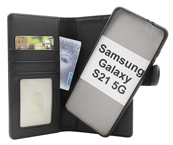 【03】Skimblocker Samsung Galaxy S21 5G Magnet Plånboksfodral