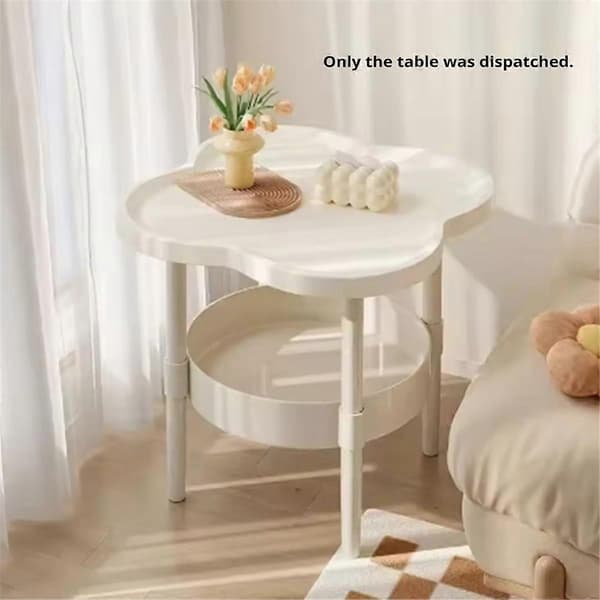 【03】Soffa Sida Flera Sovrum Litet Bord Rum Förvaringsbord Balkong Dubbla Lager Soffbord Green