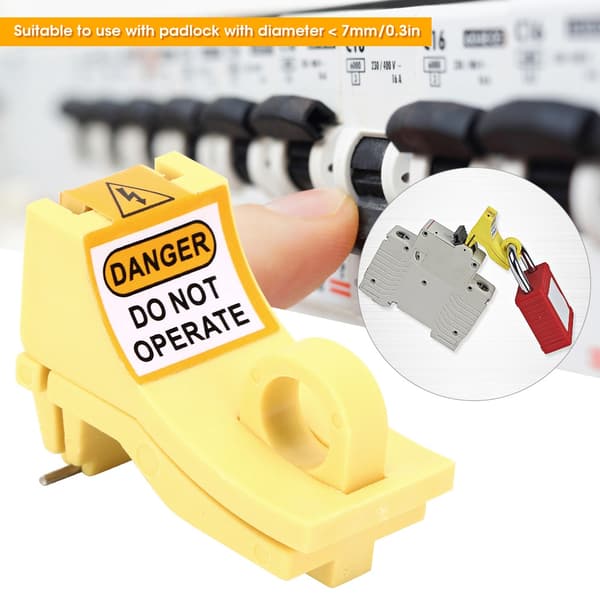 Miniature Circuit Breaker Lockout Udadvendt Pin Sikkerhedslås Afbryder