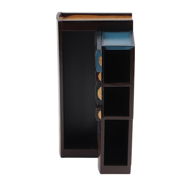 Træ Pen Holder Retro Stil Unikt Design Premium Træ Robust Holdbar Bred Anvendelse Blyantholder