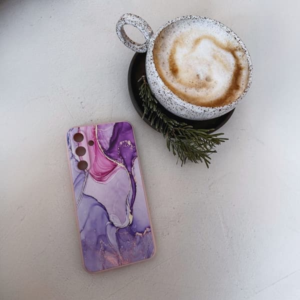 【03】Tech-Protect Samsung Galaxy S25 FE Cover Icon Marble 50