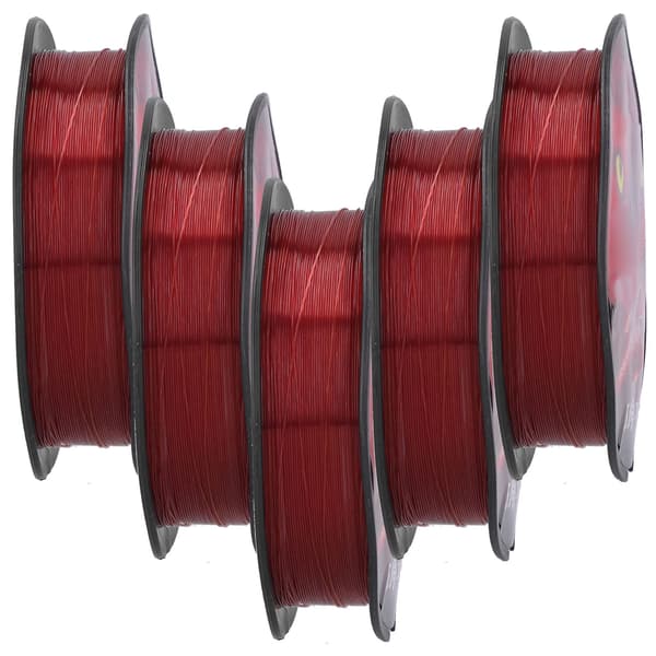 5 st 100M Nylon Betesfiskelina Slitstark Stark Seghet AntiBite Tackle Tillbehör (Nr.5)