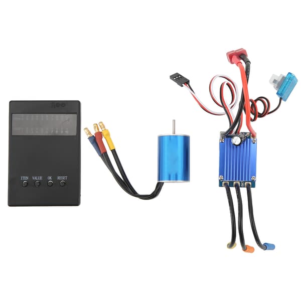 2435 4500KV Børsteløs Motor Programmeringskort 25A Børsteløs ESC til 1/16 1/18 RC Bil