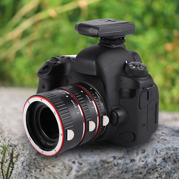 Auto Fokuserande Makro Förlängningslinser Adapterringar Set för Canon EF S Objektiv