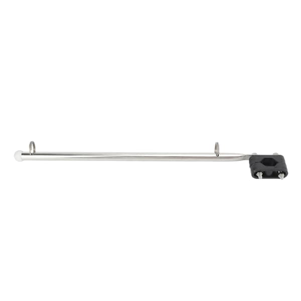 390 mm/15,35 tommer Marine Ræling Type Flagstang Justerbar Rustfrit Stål til Både Yachts Sejlbåde Speedbåde
