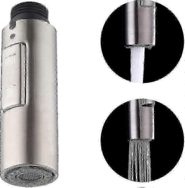 Universal rustfrit stål G1/2 aftageligt køkkenarmatur håndbruserhoved PFS200-BS 2305