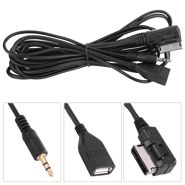 Bil Musik AMI MMI Interface USB Oplader AUX Audio Kabel til Mercedes Benz C63 E200l CLS E S ML
