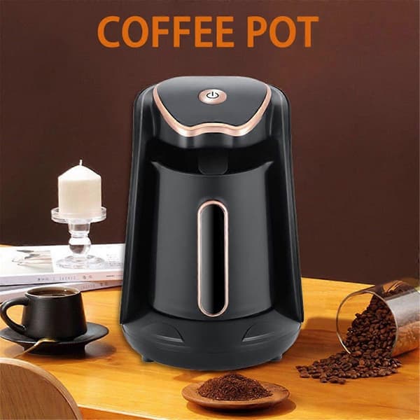 【03】Turkish Arabic Greek Coffee Maker 600W Electric Coffee Pot Moka Coffee Kettle Automatic Coffee