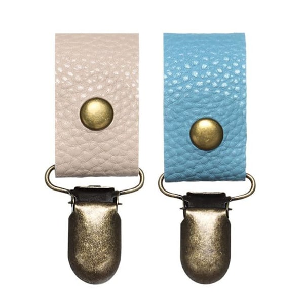Lomme Hat Clip Cap Holder Clips til Rejse Håndtaske Hat Clips PU Læder Hat Holder til Udendørs Rejsetilbehør