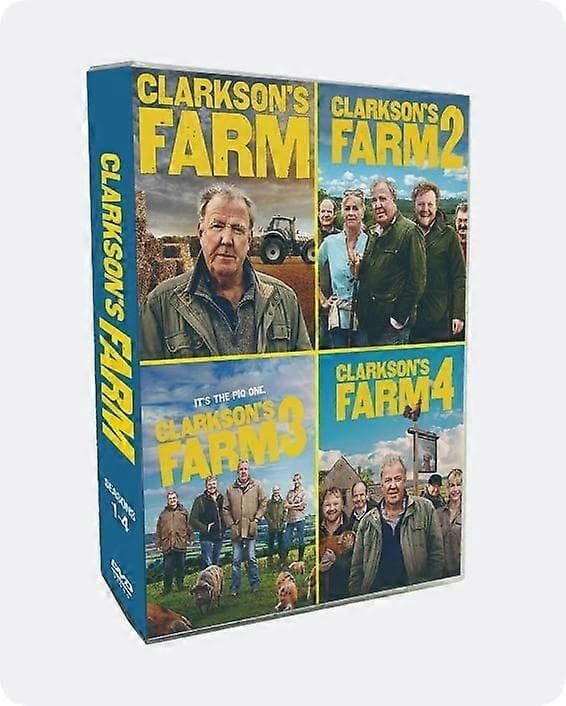 【03】Clarkson's Farm (Sæson 1-4 DVD) 8-disk engelsk version Box Set Ny