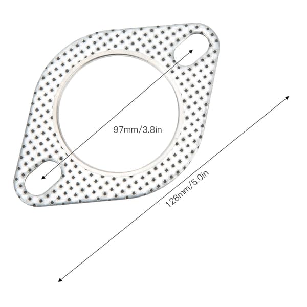 Universal 2.25in/57mm Metall Avgaspackning - Förstärkt, 2 Hål
