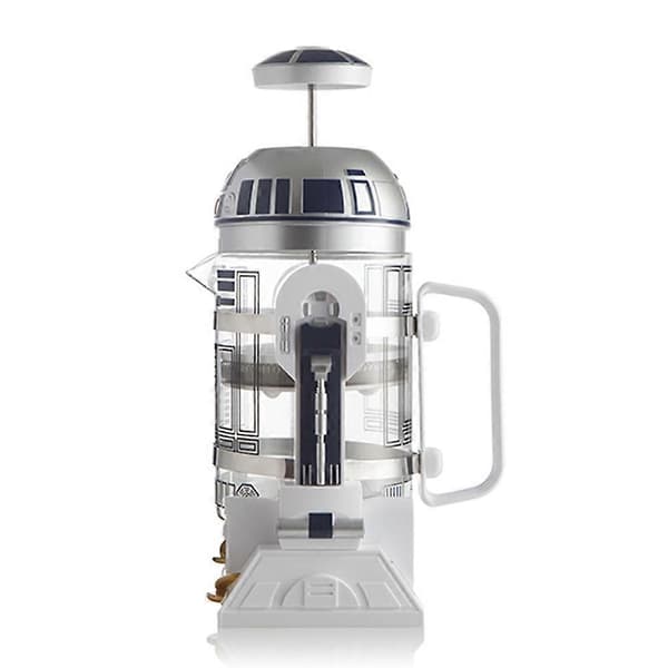 【03】Mocha Manual Coffee Machine Robot Star French Press