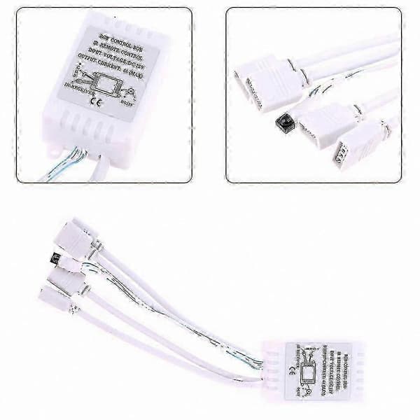 5050 RGB Angel Eyes-ringe til E46-forlygter, 131+146 mm biltilbehør, par LED-haloringe