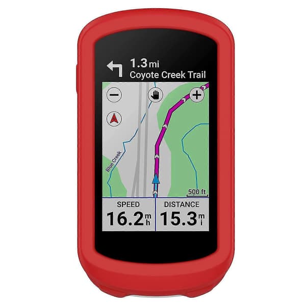 För Garmin Explore 2 cykel-GPS-dator. Fallskyddande mjukt silikonfodral. Red Style A