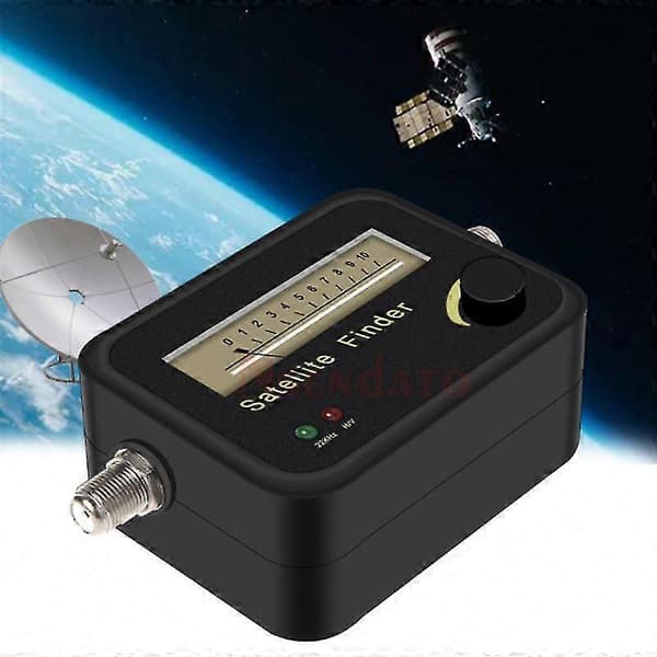 Digital satellitsignalmätare med LCD-display