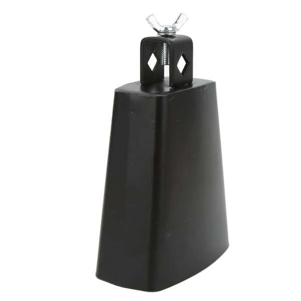Metallinen lehmänkello melun tekijä käsi lyömäsoitin lehmänkello rummulla 5 tuumaa / 12,7 cm