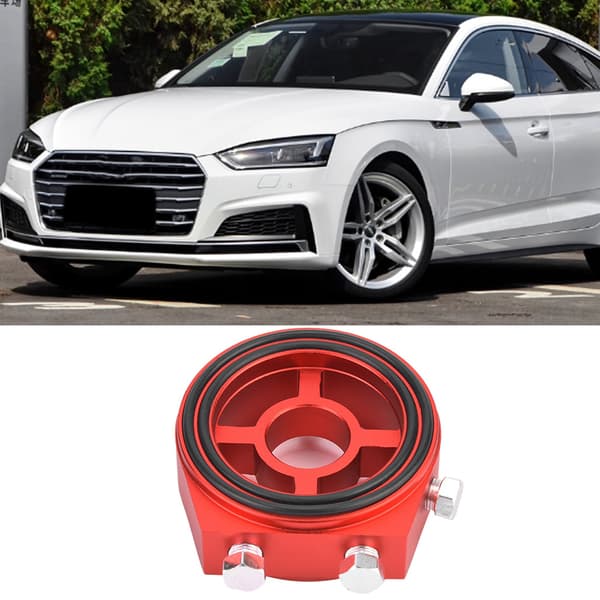 Universal Oliekølerplade i Aluminium til Olietryk og Temperaturmåler Adapter Kit