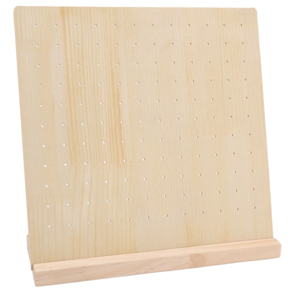 Øreringe Stud Display Hulplade Stor Kapacitet Holdbart Træ Smykke Display Øreringe Display Board til Øreringe Smykker 66 Par