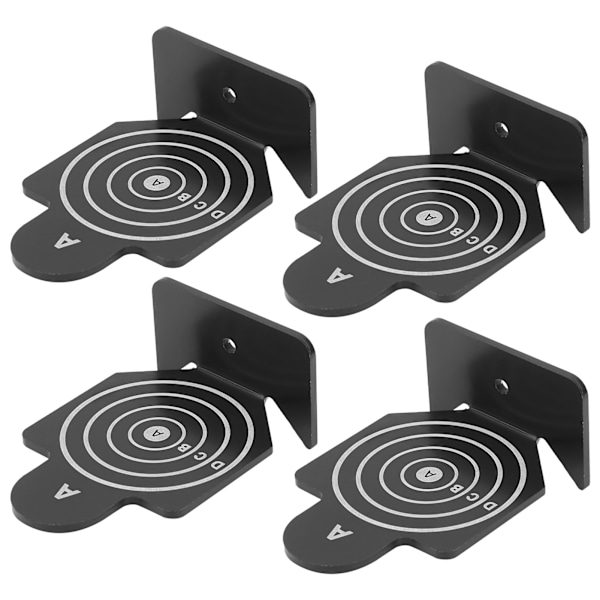 4 st Skjutmål Aluminiumlegering Skjutbana Träningsställ Inomhusunderhållning A Typ
