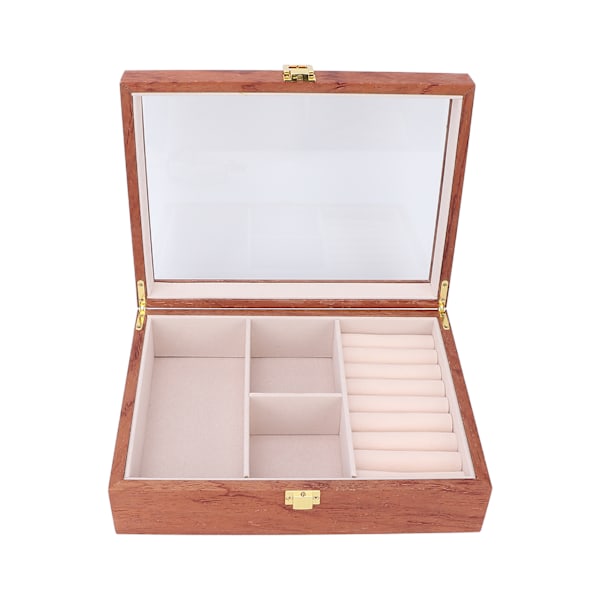 Smyckeskrin Armband Örhänge Halsband Display Organizer Fodral för Smyckesförvaring