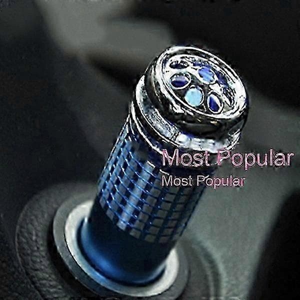 12V Mini-autonilmanpuhdistin ionisaattorilla ja happitoiminnolla, musta blue