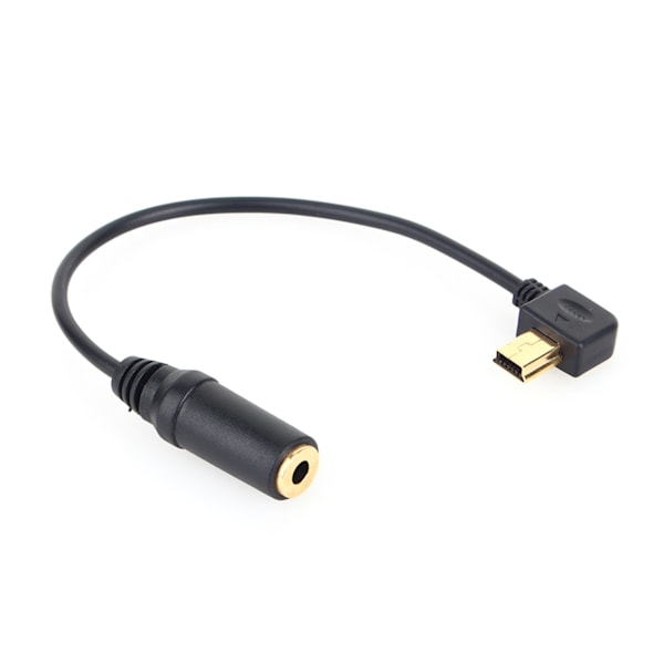 Lydmikrofon USB MIC Link Adapter Connector Kabelledning Til GoPro Hero 3 4
