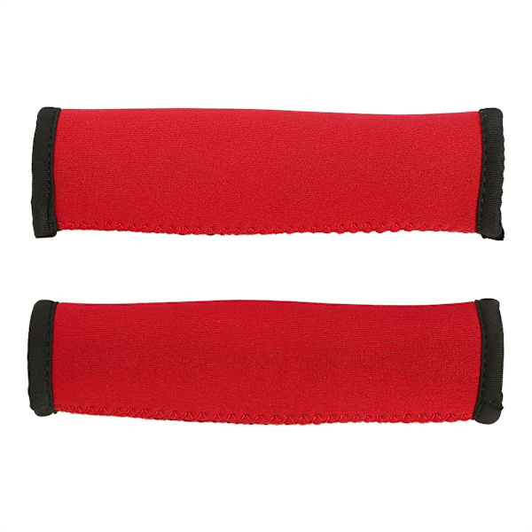 2 stk. 15 cm dykkerstof raft pagajgreb forhindrer vabler og gnidninger (rød)