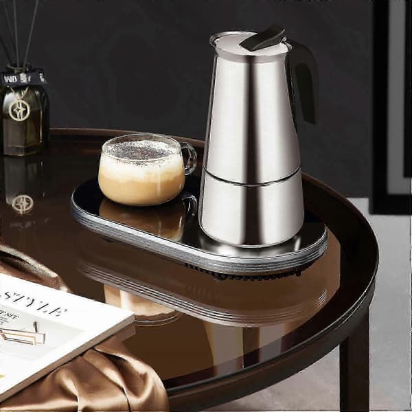 【03】300 ml italiensk espressokande i rustfrit stål