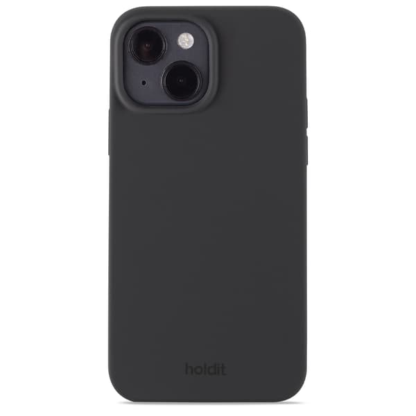 【03】holdit iPhone 14 / 13 Cover Silikone Sort Svart Silikon