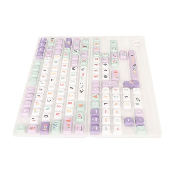 124 Tangentbordstangenter Mekaniska XDA Höjd PBT Värmesublimering Tangentbordstangenter för 61 87 96 98 104 108 Tangentbord