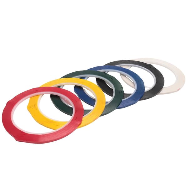 6 ruller 1/8 whiteboardtape tynd whiteboardtape linjer pinstripe whiteboardtape elektrisk tape
