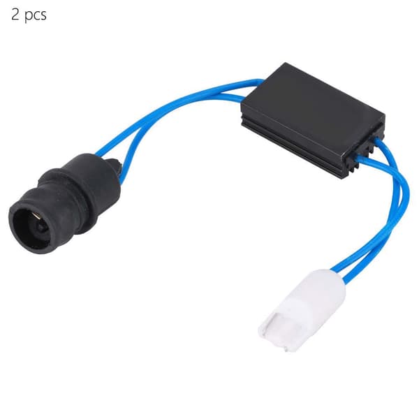 2 STK T10 LED Advarselsannullator Adapter Forlygte Fejlfri Dekoder Enhed Modstand