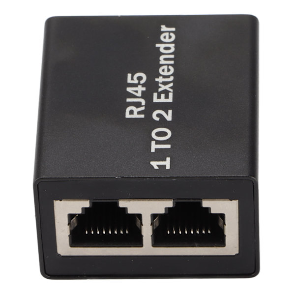 Ethernet Splitter RJ45 Netværksstik Adapter Ethernet Socket Extender Splitter Én til To Splitter