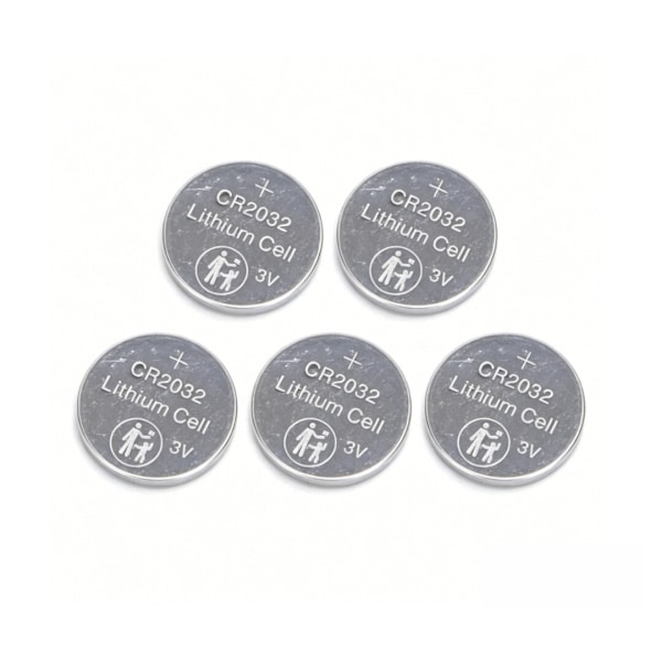 5 st knappbatteri CR2032 3V