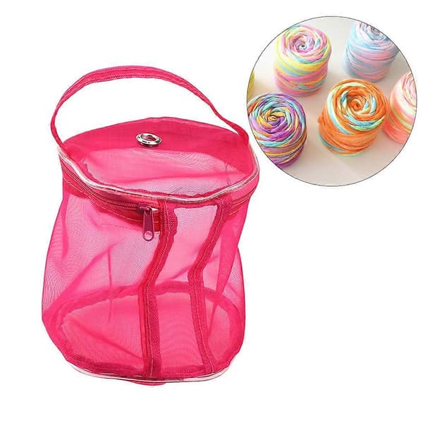 Rosy Strikkegarn Opbevaringstaske Tote Organizer