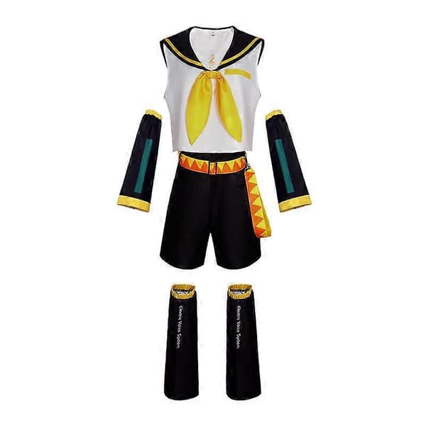 Kagamine Twins Cosplay Kostume Sæt Anime Rollespil Sød Stil Sound Link 3XL