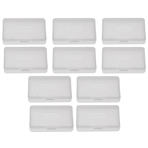 10 st transparenta dammskydd patronfodral för Nintendo Game Boy Advance GBA