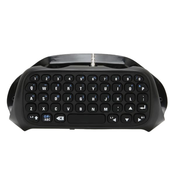 Trådlöst Mini Bluetooth-tangentbord DC 5V Stabilt Bärbart Gamepad Meddelandetangentbord för PS4-kontroll