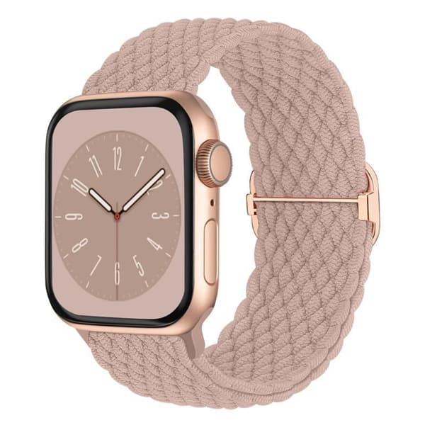 【03】5-pack flätade solo looparmband kompatibla med Apple Watch (38mm, 40mm, 41mm) 5-pack 5 pack 5 pack 38/40/41mm