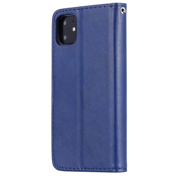 【03】iPhone 11 - Plånboksfodral/Magnet Skal 2in1 - Mörk Blå DarkBlue Da DarkBlue M\\u00f6rk Bl\\u00e5