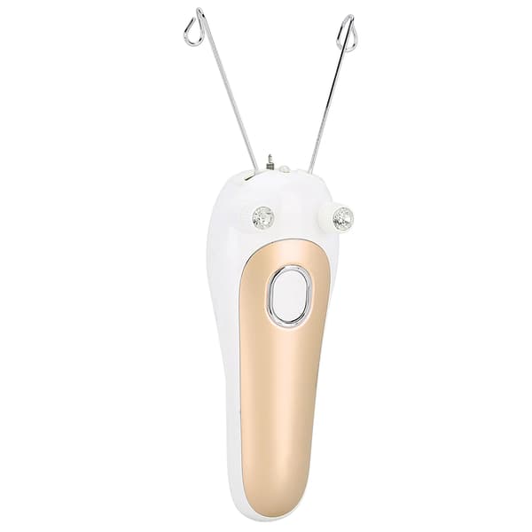 【03】Gold Electric Thread Epilator Physical Thread Remover Hair Removal Face Arm L Rose gold