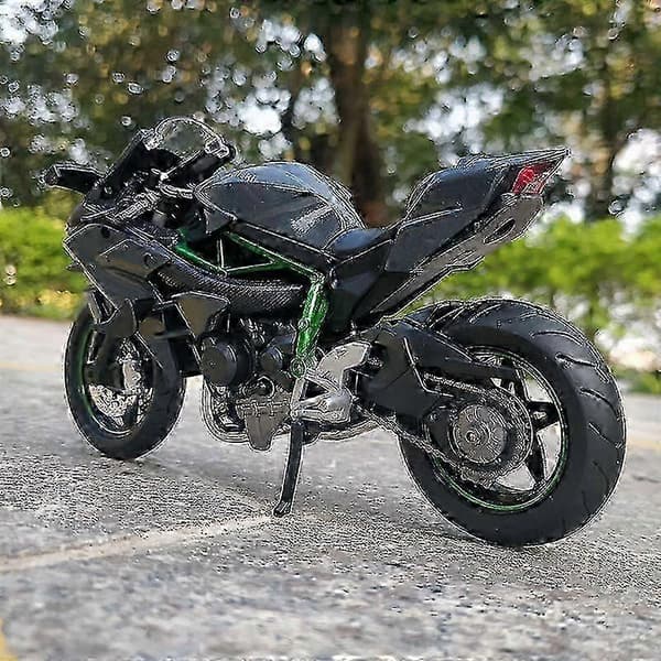 M12-1 Indpakket H2r Motorcykel Simulation Lyd og Lys Strømstyring Legeringsbil Model Legetøj til Børn