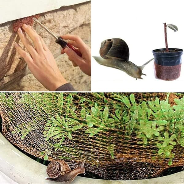 【03】Kobbernet, 1 rulle med 6 meter kobbernet, kobbernet mod snegle, mus, fugle og nematoder, havebeskyttelse mod gnavere, strikket kobber