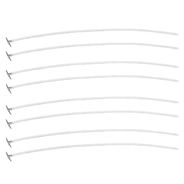 50 stk. Candle Wick Pre Waxed 20 cm Lav Røg Metal Sustainer Tab til DIY Lysfremstilling